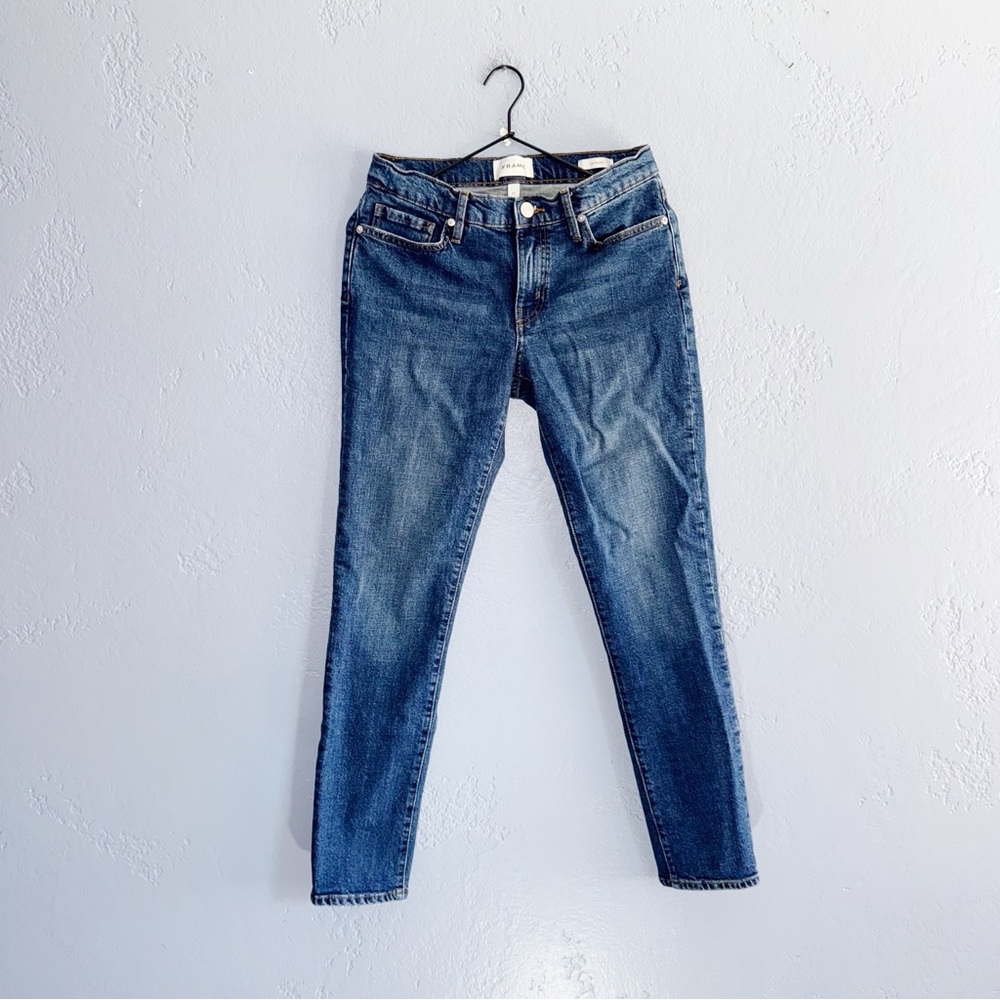 FRAME Denim Le Garcon Dark Wash Jean Size 27